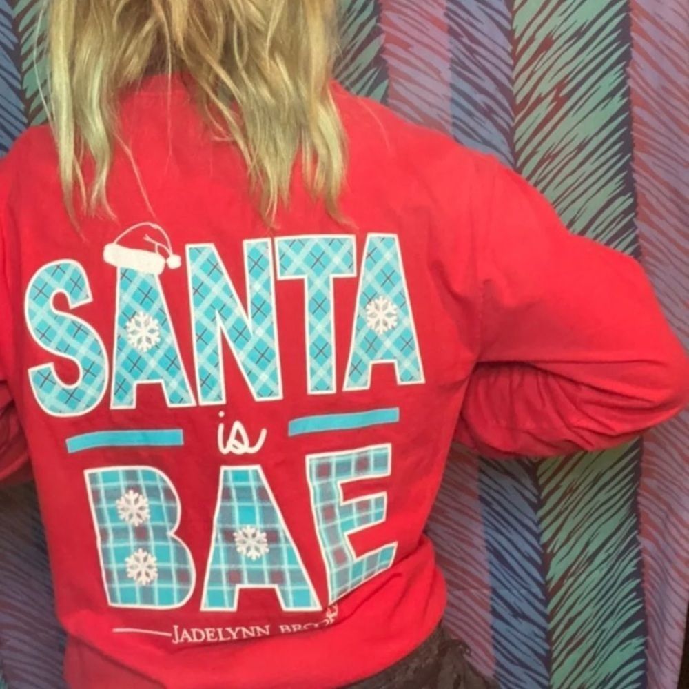 Santa is bae long sleeve
